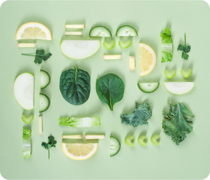 section background, oranges